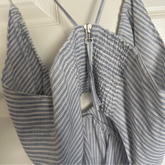 Another Tomorrow LINEN HALTER DRESS - Picture 6 of 10